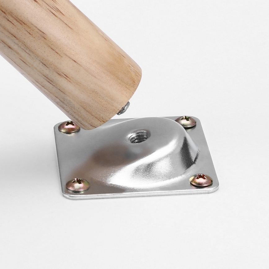 Set aus 2 Beistelltischen SERA, weiß/braun