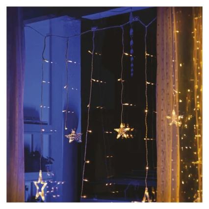 Set mit 10 Doppelhaltern für Weihnachtslichterketten