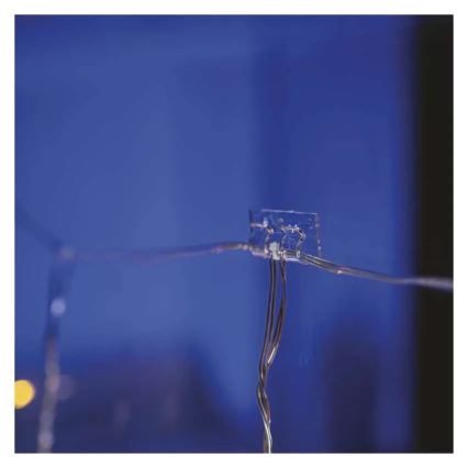 Set mit 10 Doppelhaltern für Weihnachtslichterketten