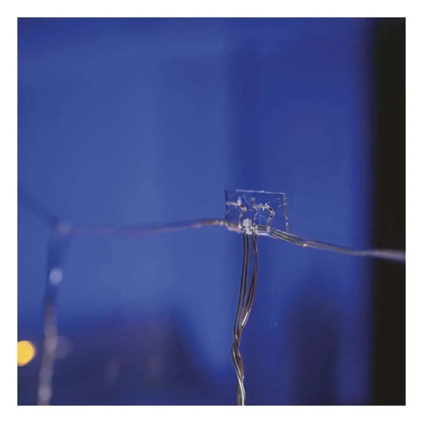 Set mit 10 Doppelhaltern für Weihnachtslichterketten