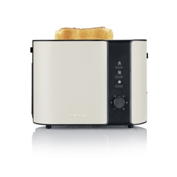 Severin AT 9576 - Toaster mit zwei Schlitzen 800 W/230 V beige/schwarz