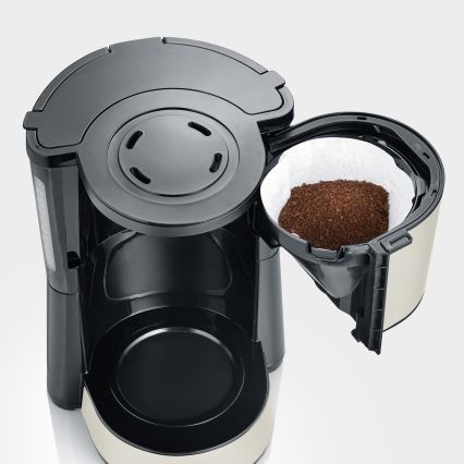 Severin KA 9575 - Filterkaffeemaschine 1000W/230V beige/schwarz