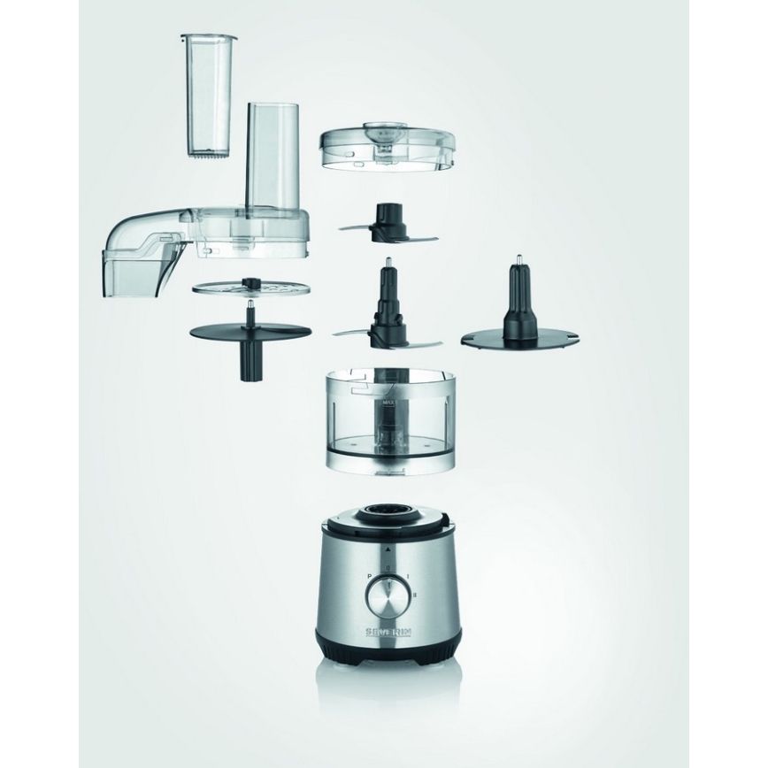 Severin KM 3865 - Küchenzerkleinerer 400W/230V Edelstahl/Schwarz