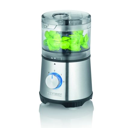 Severin KM 3865 - Küchenzerkleinerer 400W/230V Edelstahl/Schwarz