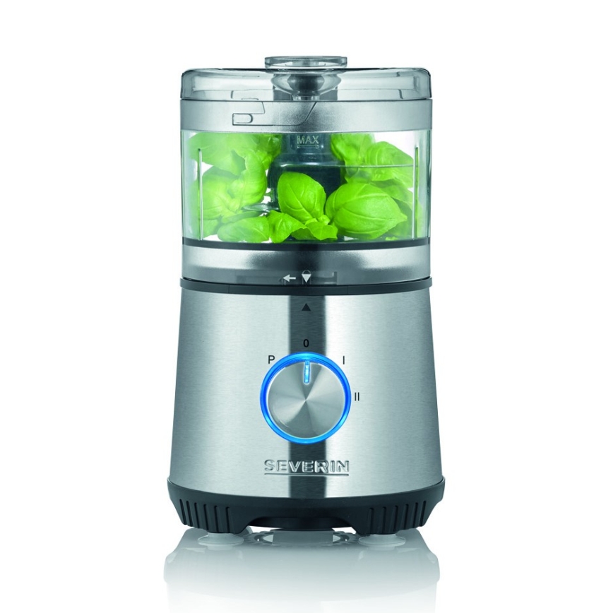 Severin KM 3865 - Küchenzerkleinerer 400W/230V Edelstahl/Schwarz