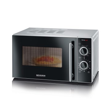 Severin MW 7771 - Mikrowelle mit Grill, 700 W/230 V, 20 l, schwarz