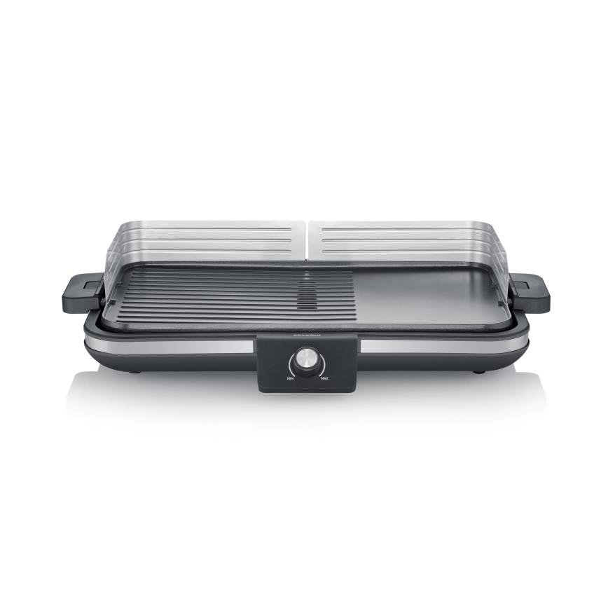 Severin PG 8564 - Elektrischer Tischgrill, 2300 W / 230 V, 50 x 30 cm, schwarz