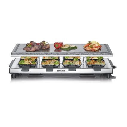 Severin RG 2374 - Raclette-Grill mit Lavastein 1500 W/230 V