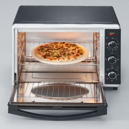 Severin TO 2058 - Heißluftofen mit Grill und Pizzastein 1800 W/230 V 42 l schwarz