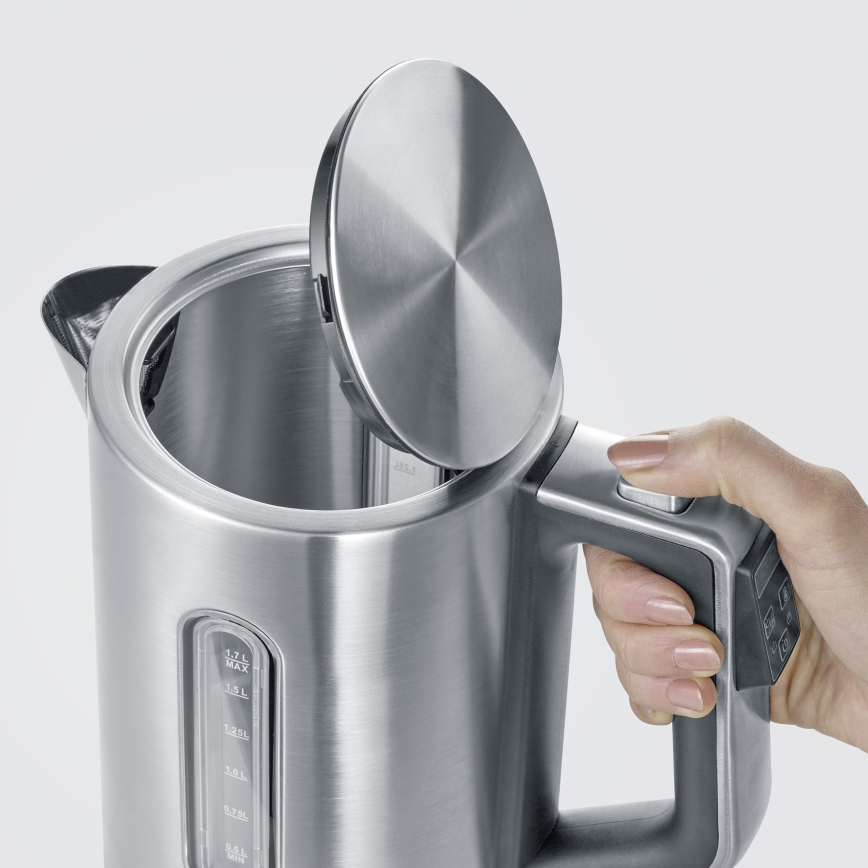 Severin WK 3418 - Wasserkocher 1,7 l 3000W/230V Edelstahl/schwarz
