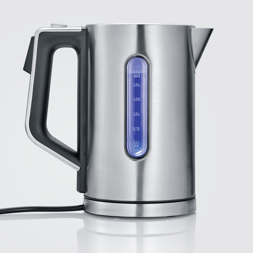 Severin WK 3418 - Wasserkocher 1,7 l 3000W/230V Edelstahl/schwarz