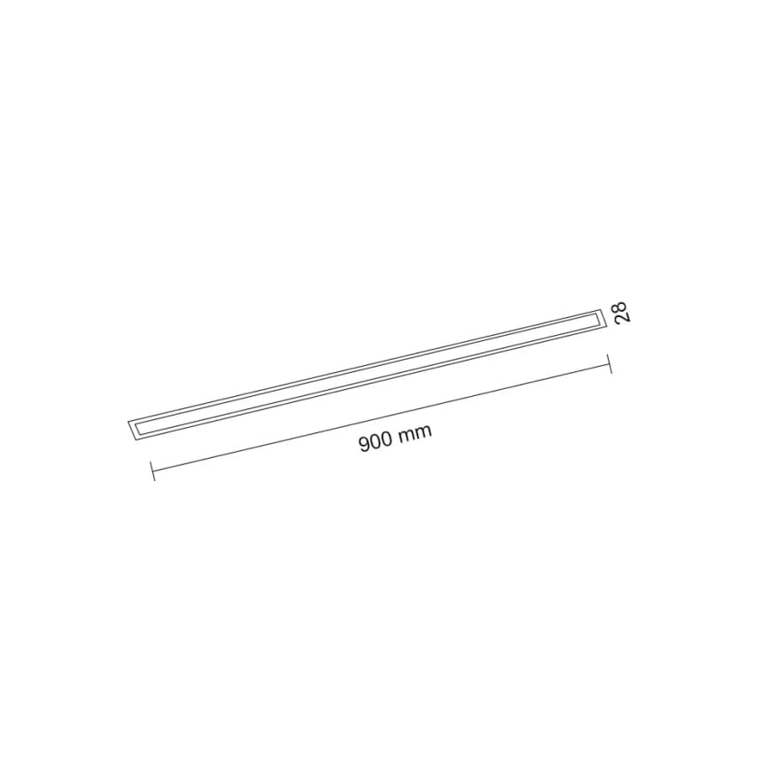 Shilo - LED-Einbauleuchte LED/9W/230V 3000K CRI 90 schwarz