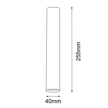 Shilo - Badezimmer-Deckenleuchte 1xGU10-MR11/15W/230V IP44 schwarz