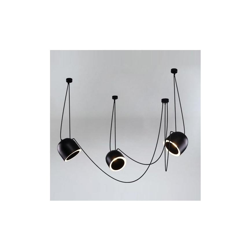 Shilo - Hängeleuchte 3xE14/15W/230V Spinne schwarz