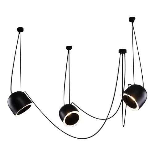 Shilo - Hängeleuchte 3xE14/15W/230V Spinne schwarz