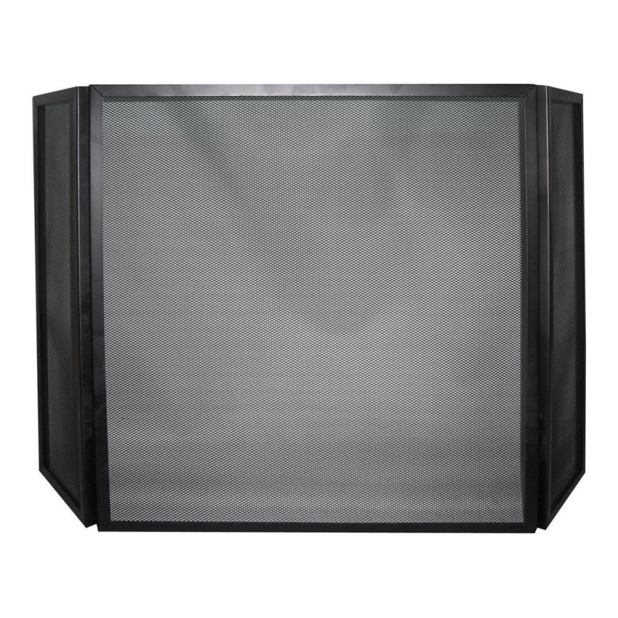 Sicherheitsbarriere für Kamin 60x100 cm schwarz