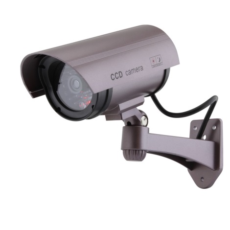Sicherheitskamera-Attrappe 2xAA IP65