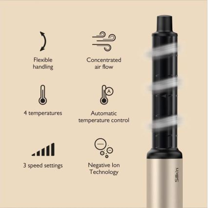 Silk’n - Haartrockner SILKYAIR FLEX 230V schwarz/gold