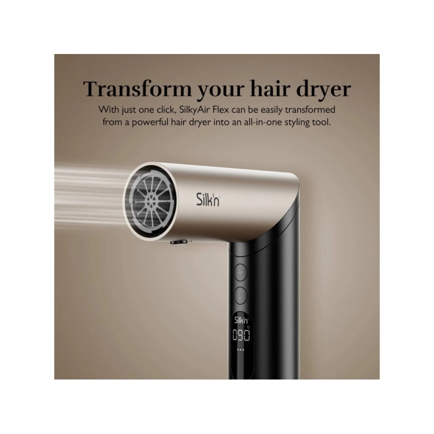 Silk’n - Haartrockner SILKYAIR FLEX 230V schwarz/gold