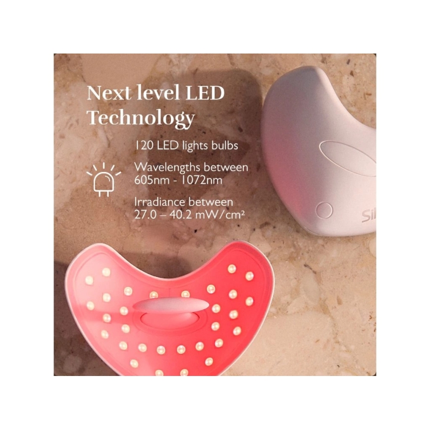 Silk’n - LED-Therapie-Lippenmaske LED/5V 500 mAh beige