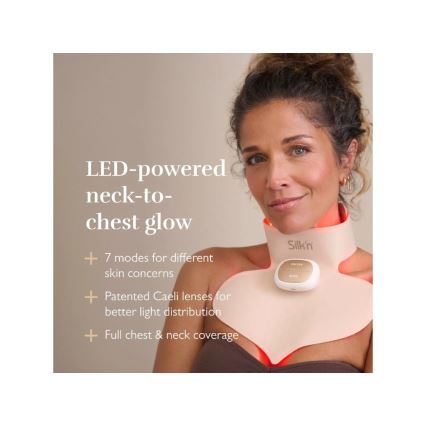 Silk’n - LED-Therapiemaske für den Brustbereich LED/5V beige