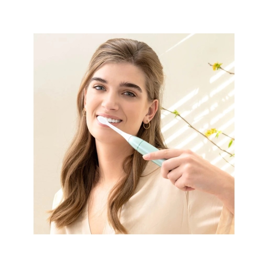 Silk’n - SONIC YOU: sonische Vibrationszahnbürste, 3350 mAh Akku, IPX7 wasserdicht, grün