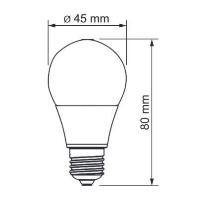 Sinclair - LED-Glühbirne E14/5W/230V 3000K