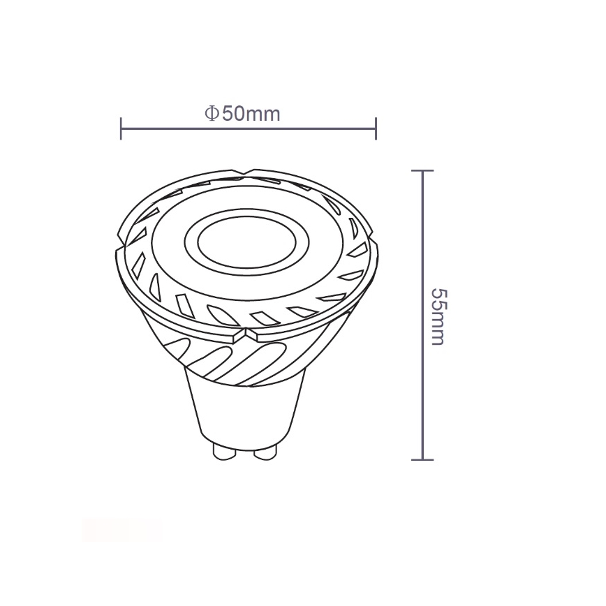 Sinclair - LED-Glühbirne GU10/5W/230V 4000K