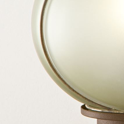 SIRU - Tischleuchte FLORET 1xE14/40W/230V braun/grau Venezianisches Glas