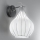 SIRU - Wandleuchte AURIGA 1xG9/30W/230V matt Chrom/weiß Venezianisches Glas