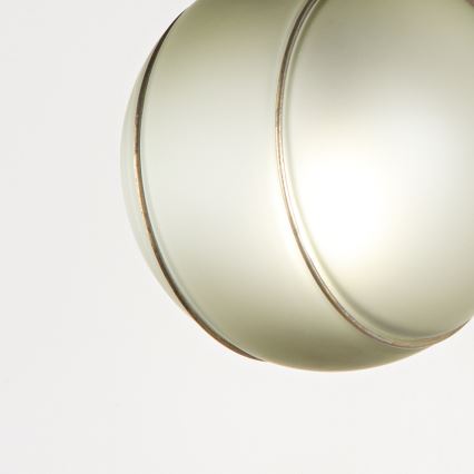 SIRU - Wandleuchte FLORET 1xE14/40W/230V braun/grau Venezianisches Glas