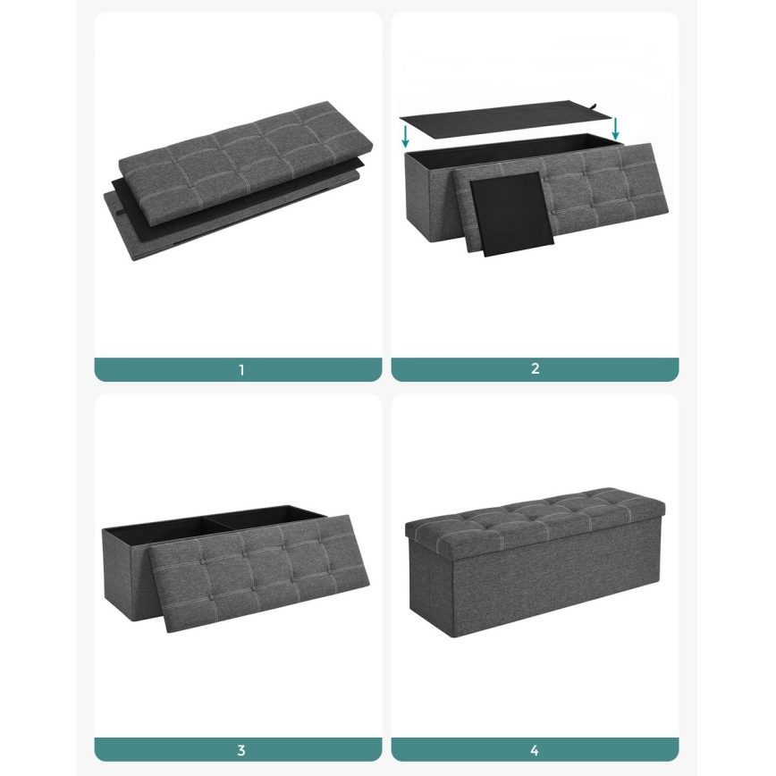 Sitzbank SULTAN, grau