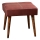 Sitzhocker NUTO 46x46 cm rot