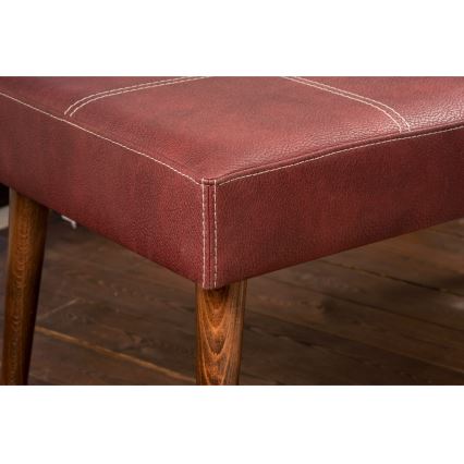 Sitzhocker NUTO 46x46 cm rot