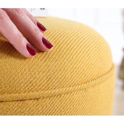 Sitzhocker PIXI, Ø 40 cm, gelb