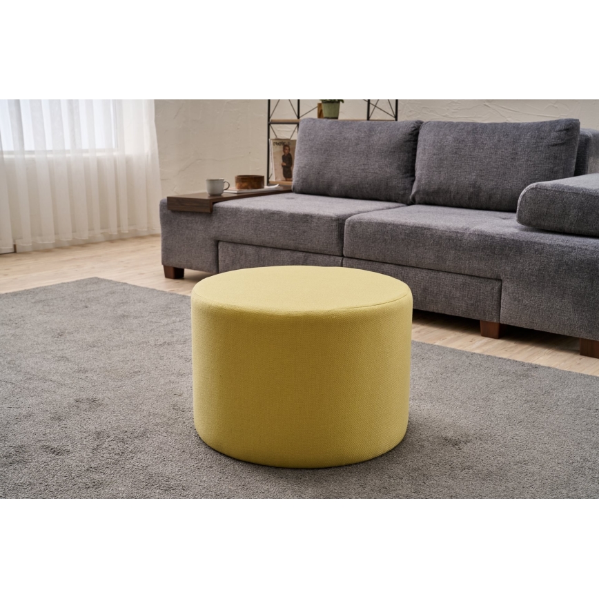 Sitzhocker RABO, Ø 58 cm, gelb