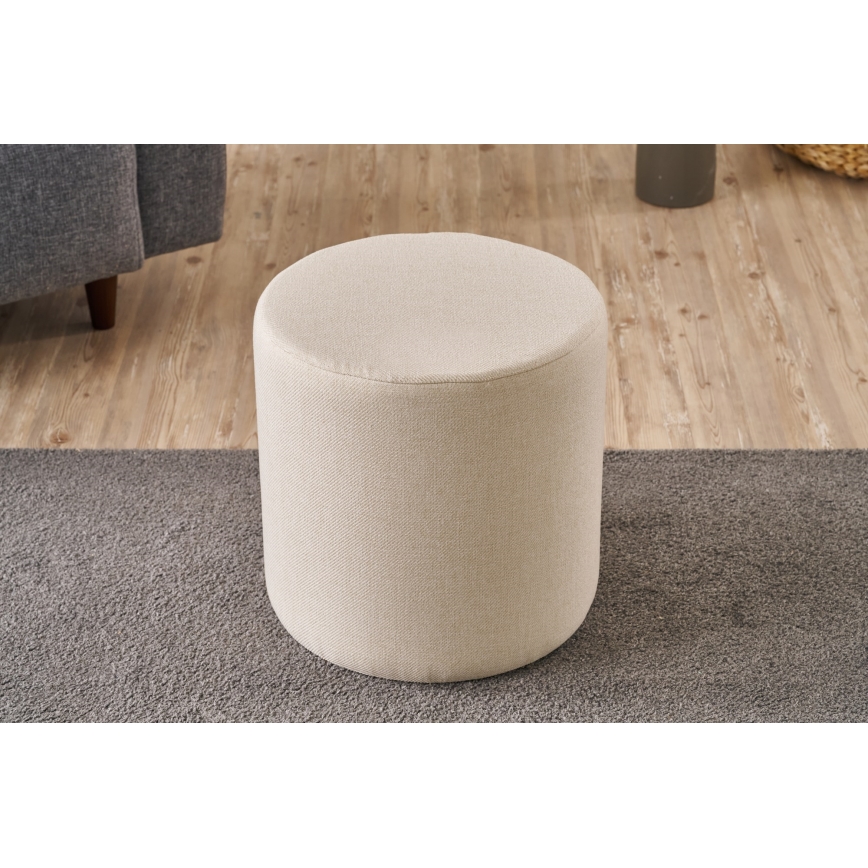 Sitzhocker RONDO Ø 40 cm, cremefarben