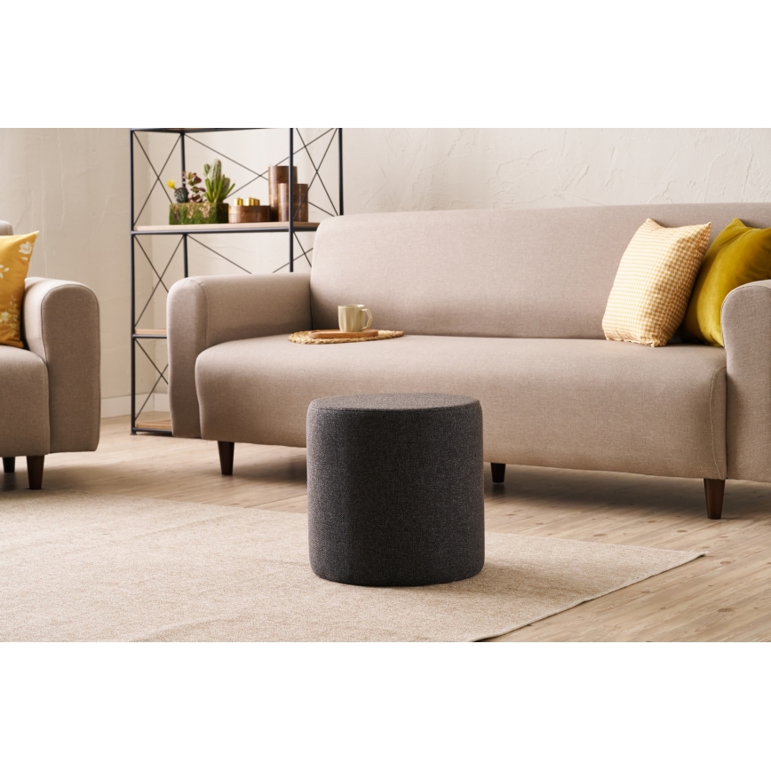 Sitzhocker RONDO Ø 40 cm, grau