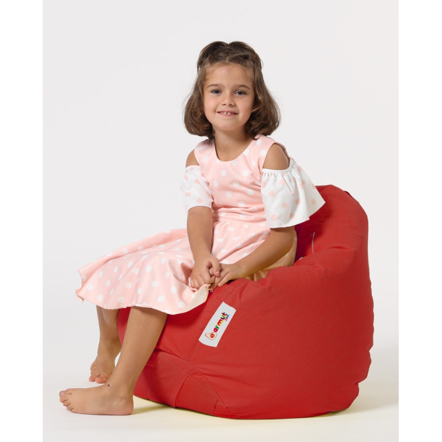 Sitzsack 60x60 cm rot