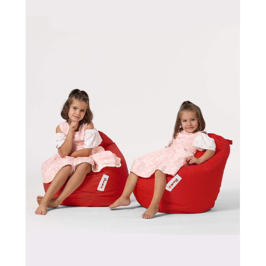 Sitzsack 60x60 cm rot