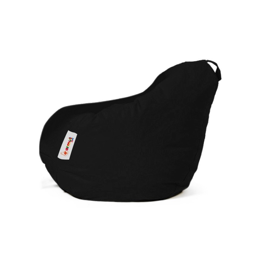 Sitzsack 60x60 cm schwarz