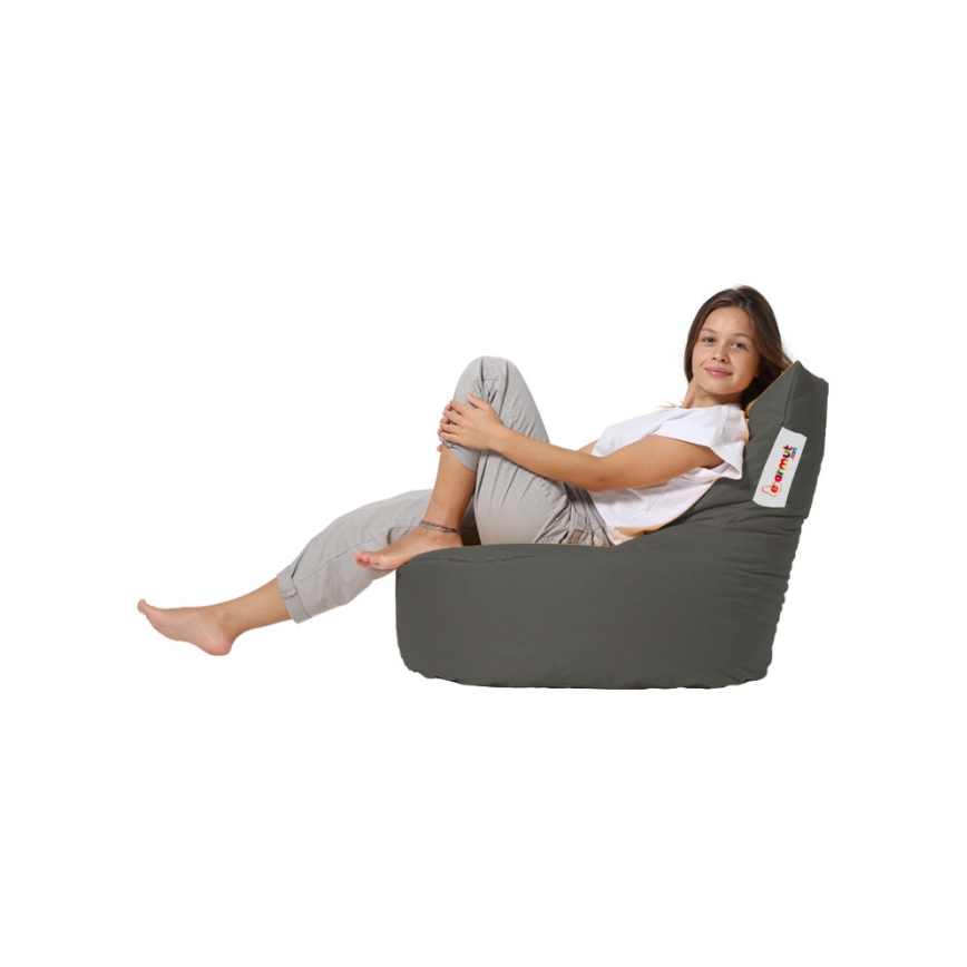 Sitzsack 70x70 cm grau