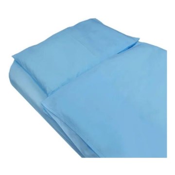 SkinPro Silver - Antibakterieller Deckenbezug 100x135 cm blau