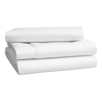SkinPro Silver - antibakterielles Spannbettlaken 90x200 cm weiß