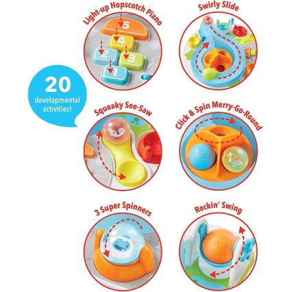 Skip Hop - Aktivitätstisch für Kinder EXPLORE&MORE 3xAA