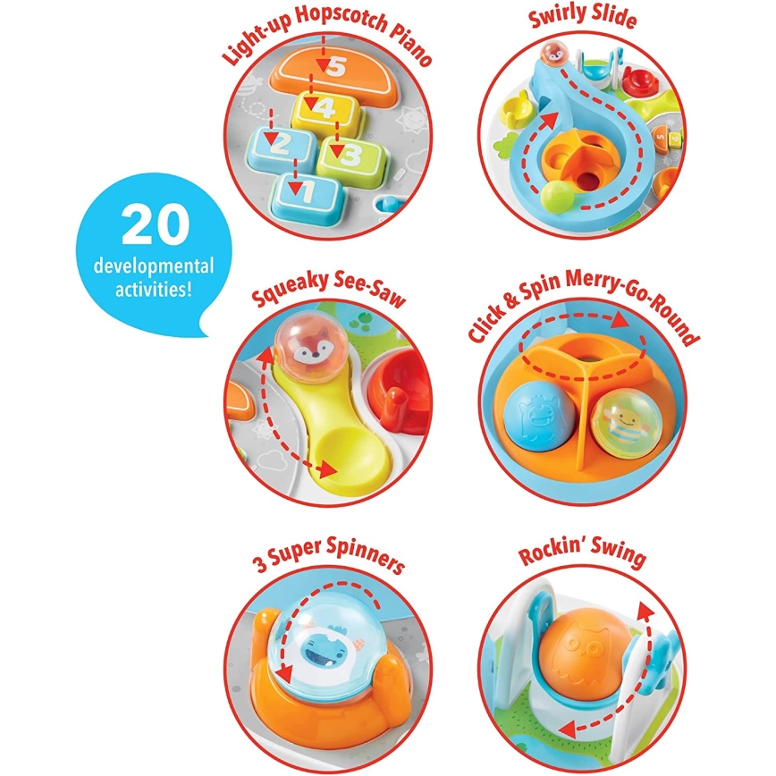 Skip Hop - Aktivitätstisch für Kinder EXPLORE&MORE 3xAA