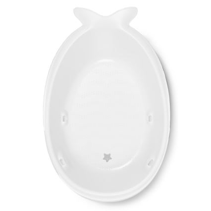 Skip Hop - Babybadewanne mit ergonomischer Unterlage MOBY 3 weiß