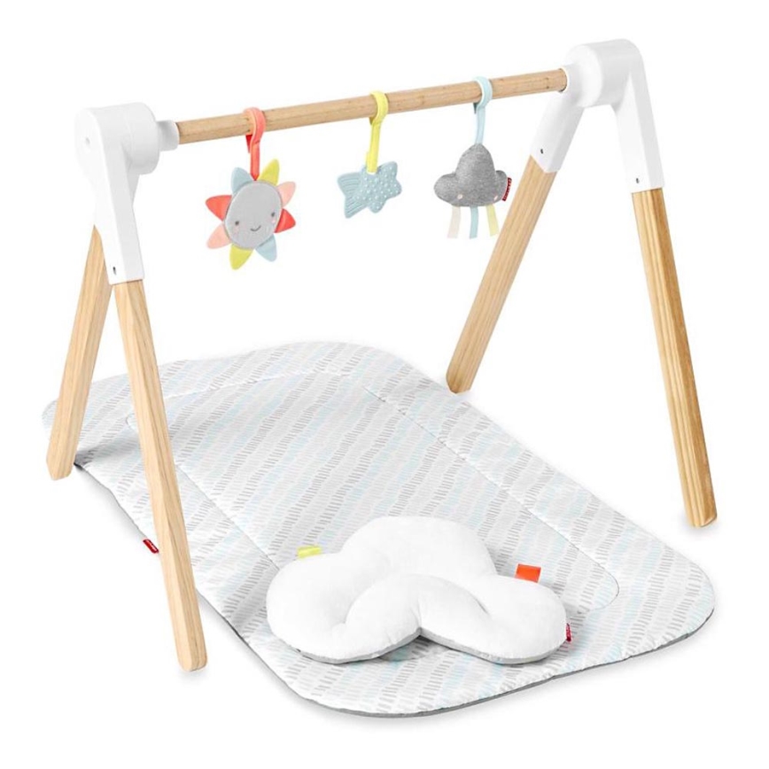 Skip Hop – Kinderspieldecke mit Holztrapez LINING CLOUD