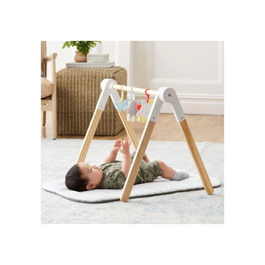 Skip Hop – Kinderspieldecke mit Holztrapez LINING CLOUD