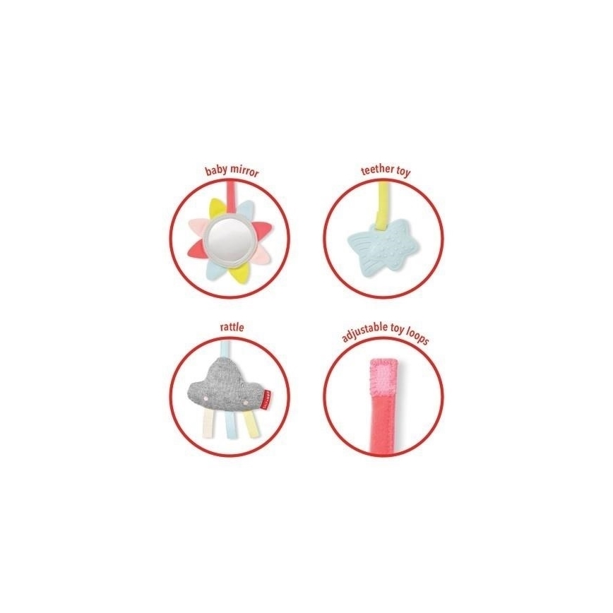 Skip Hop – Kinderspieldecke mit Holztrapez LINING CLOUD